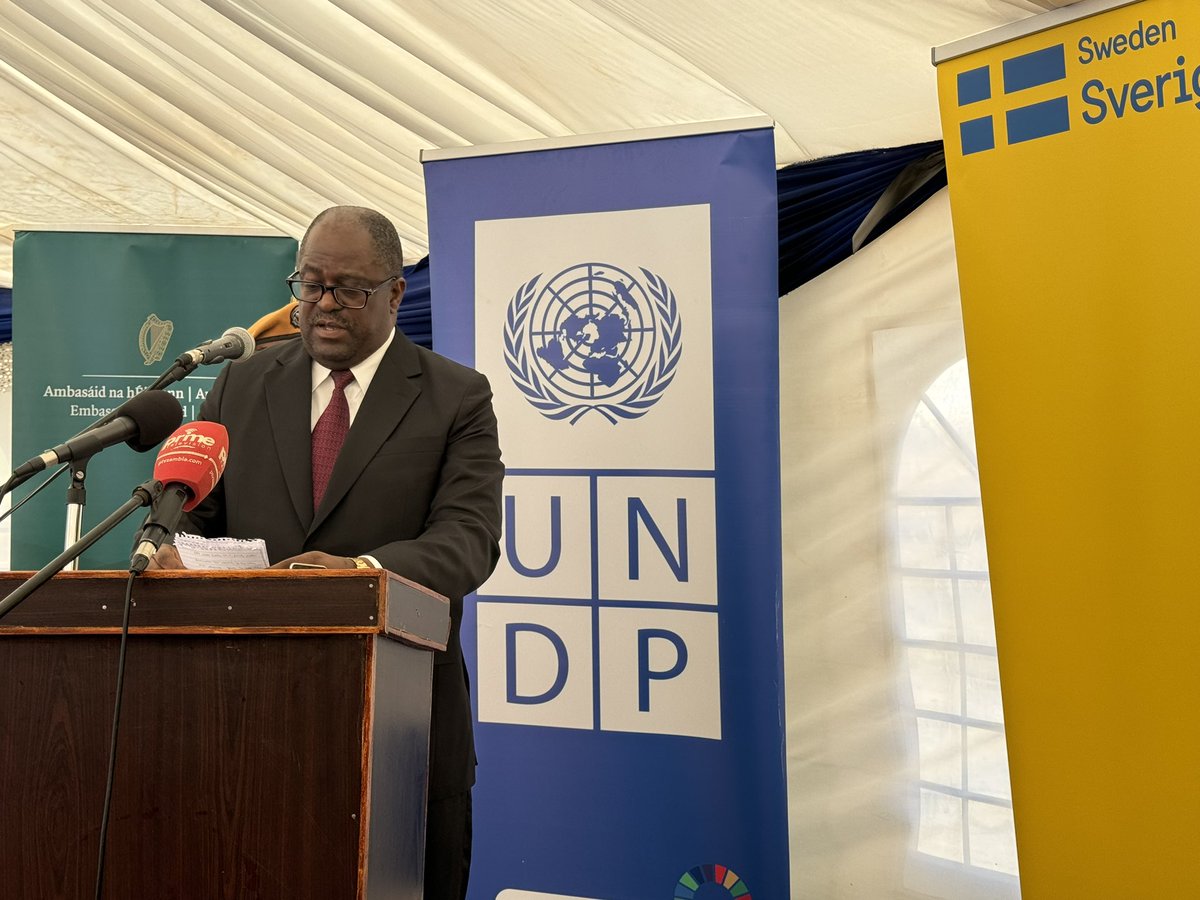 “Economic devpt will not accelerate if one half of the nation continues 2 be abused by the other & continues to think that it is right & acceptable to do that,” @UNDPZambia Res Rep @wakiaga during the official launch & hand-over of the 7th anti GBV Fast Track Court in #Mansa, Zm