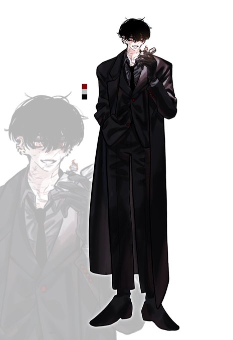 「black coat coat」 illustration images(Latest)