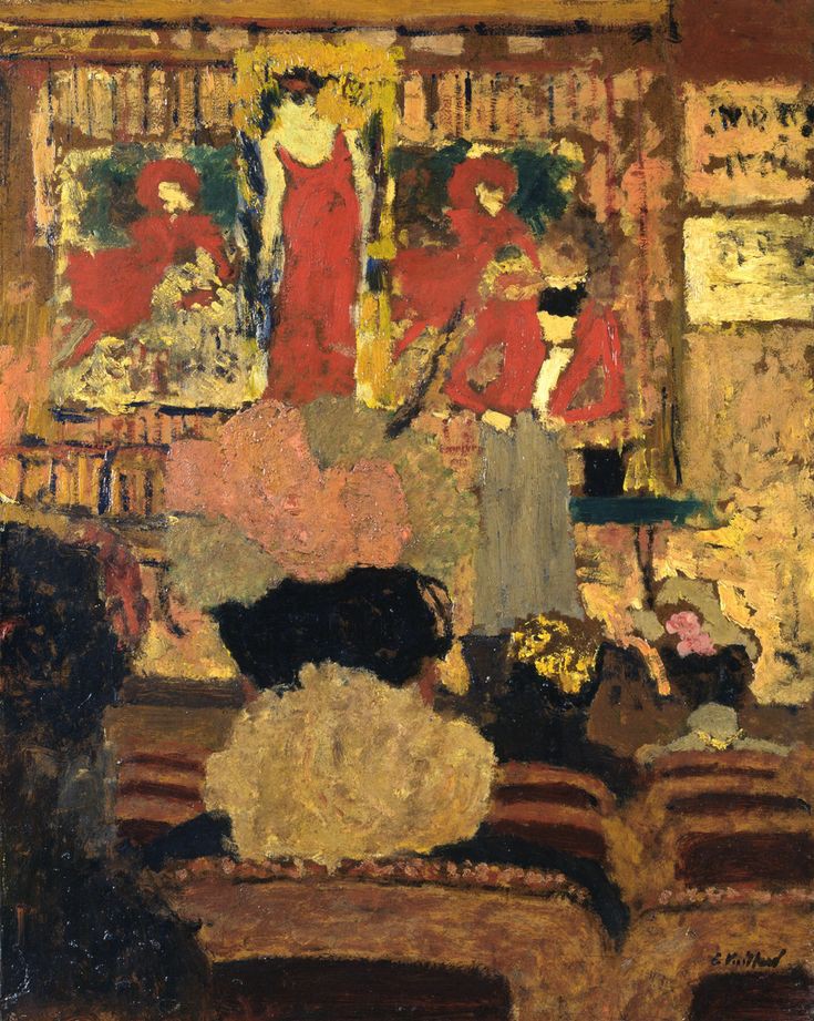 The Illusionist's Turn \/•\/• Edouard Vuillard,1895 #artist