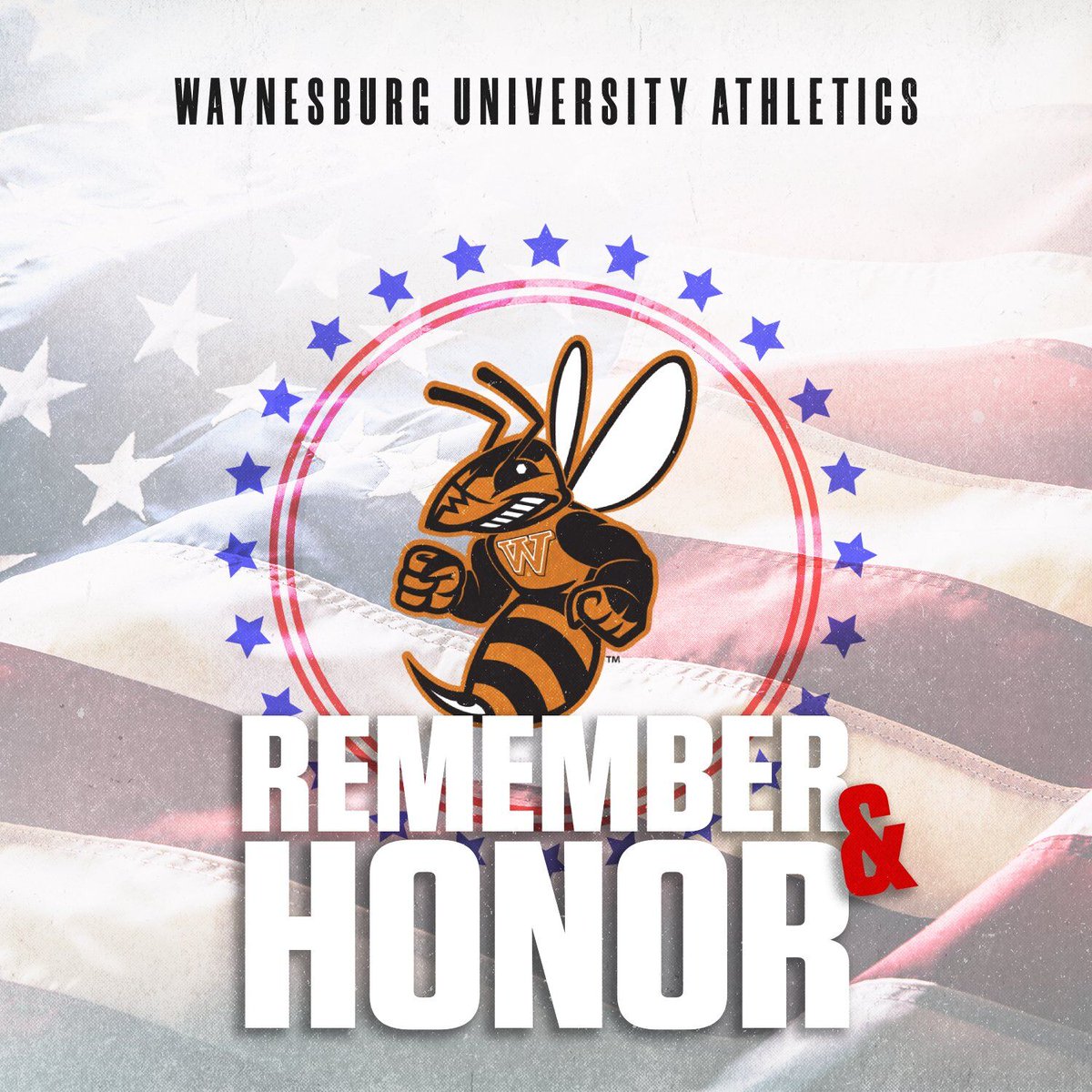 Waynesburg Athletics remembers our fallen service members this Memorial Day. #JacketUp