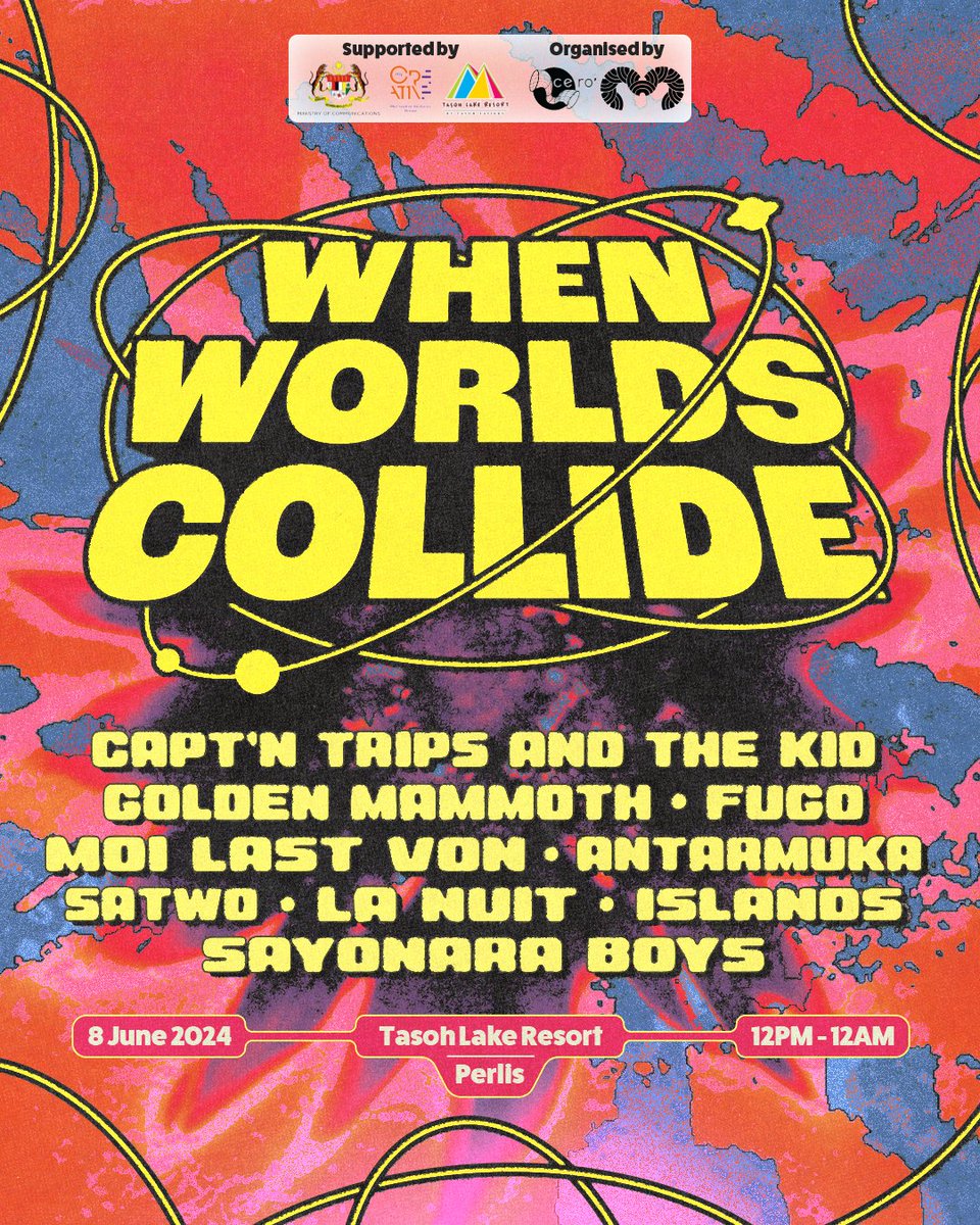 Our first festival for the year &amp; we'll be heading up North in Perlis with friends &amp; love ! 

Get ready, pack your bags &amp; put yourselves forth to a trip up north at Tasoh Lake Resort, Perlis on the 8th of June 2024.

Buy your tickets here now: dataran.online/event-details/… 🌐