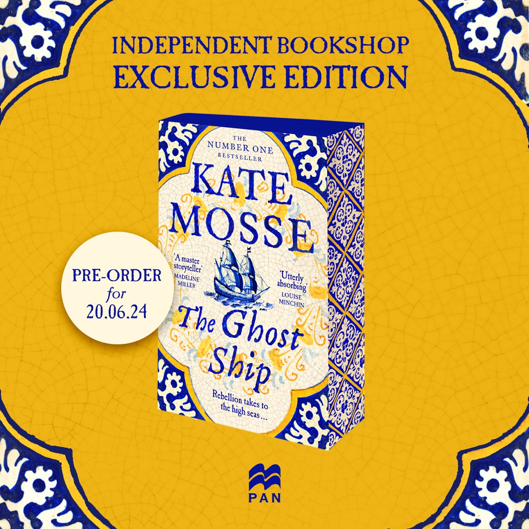 Look at this beautiful @panmacmillan indie bookshop exclusive paperback edition of @katemosse 'The Ghost Ship'! You can pre-order a copy of this edition now, just send us a message with your name & contact number and we'll let you know when it's arrived!💙⚓

 #indiebookshop