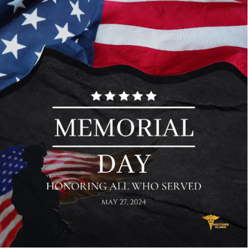 Doctors Clinic honors the brave souls who sacrificed for our freedom. Their courage echoes through generations. Today, we honor their memory with gratitude. May their legacy live on forever. 🌹 #MemorialDay2024 #HonoringOurHeroes