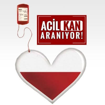 Gazeteci meslektaşımız Murat Ulaşan'ın  olacağı kalp ameliyatı için ACİL olarak A Rh(-) kana ihtiyacımız vardır. Kızılay kan merkezine Murat Ulaşan adına kan bağışında bulunabilirsiniz. 0535 443 32 47 numaralı telefona kan bağış barkodunuzu gönderebilirsiniz.
