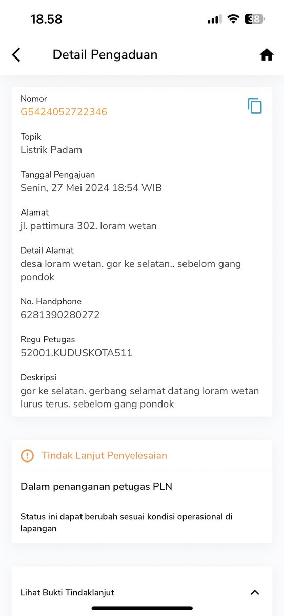 khoolid's tweet photo. @pln_123  tolong setiap jam segini jam 7 malam. Listrik mati.. pengaduan mobile terlampir https://t.co/BEkBdtauQL