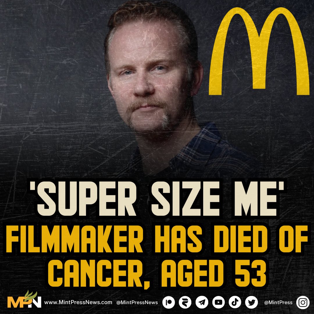 Morgan Spurlock, the 53-year-old filmmaker best known for his 2004 fast food film 'Super Size Me', passed away. Morgan lived on a McDonald’s diet in his documentary 'Super Size Me' for an entire month. The Oscar-nominated filmmaker died of complications from cancer, according to