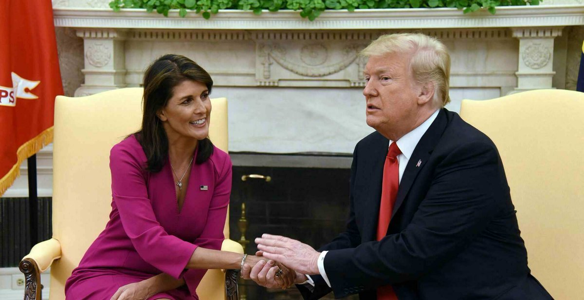 Trump says Haley will be on his team; he calls her a “capable person” americanmilitarynews.com/2024/05/trump-…