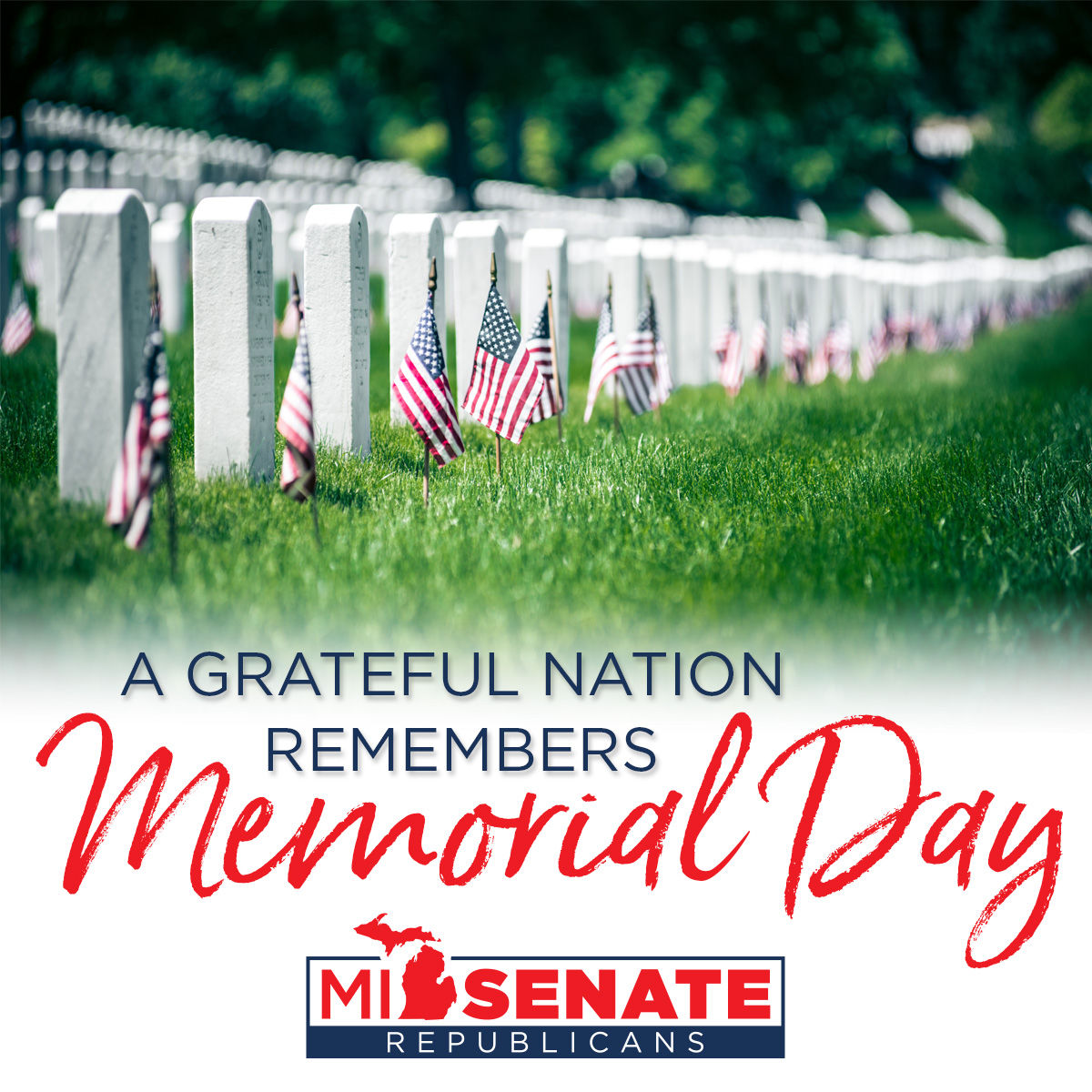 Today we remember and honor those who made the ultimate sacrifice in service of our country.