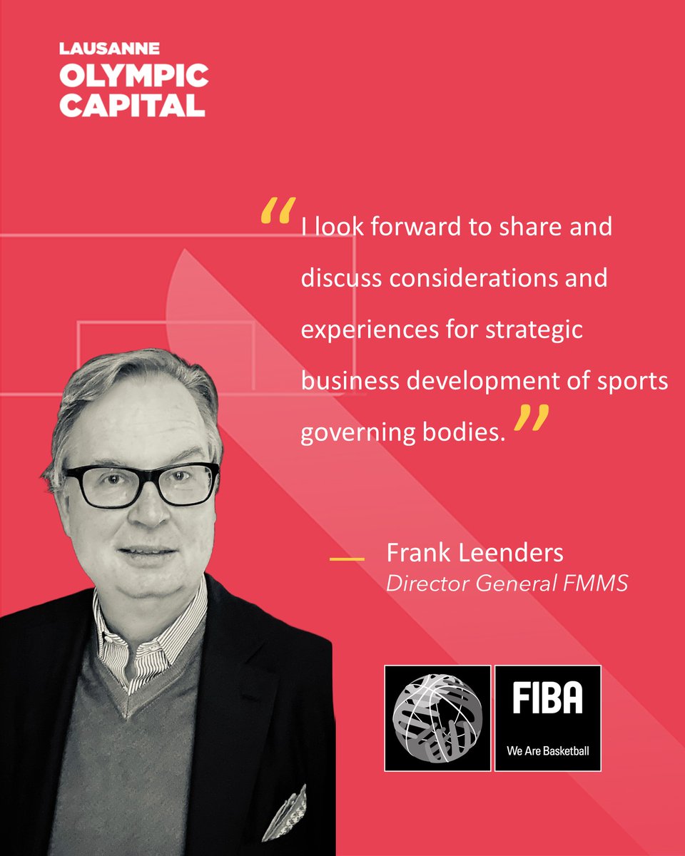 Lausanne - Olympic Capital (@olympic_capital) on Twitter photo 🔊 Exciting news! Thrilled to announce Frank Leenders, Director General of <a href="/FIBA/">FIBA Basketball</a> Media and Marketing Services, will be speaking at our #IFSeminar on 4th June. We'll explore FIBA's revenue diversification strategies & how IFs can enhance revenues through external partnerships! 🔊 Exciting news! Thrilled to announce Frank Leenders, Director General of <a href="/FIBA/">FIBA Basketball</a> Media and Marketing Services, will be speaking at our #IFSeminar on 4th June. We'll explore FIBA's revenue diversification strategies & how IFs can enhance revenues through external partnerships!