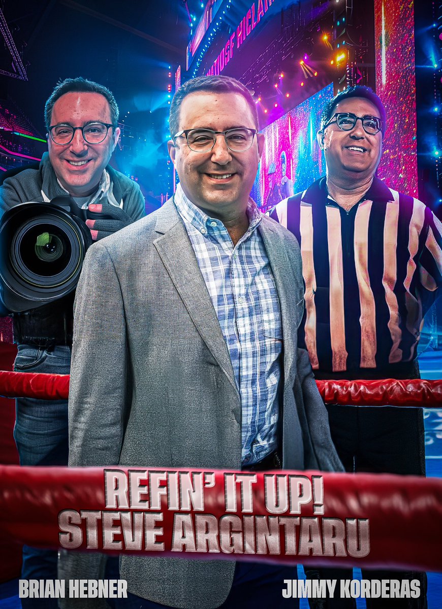 While working five #Olympics and many #WrestleManias our guest this week @SteveTSN has seen and done a-lot of things. We talk about… Refing for the first time TV Production Telling stories is the key All this and us much more!!! linktr.ee/refinitup 📸 @JDHoop702