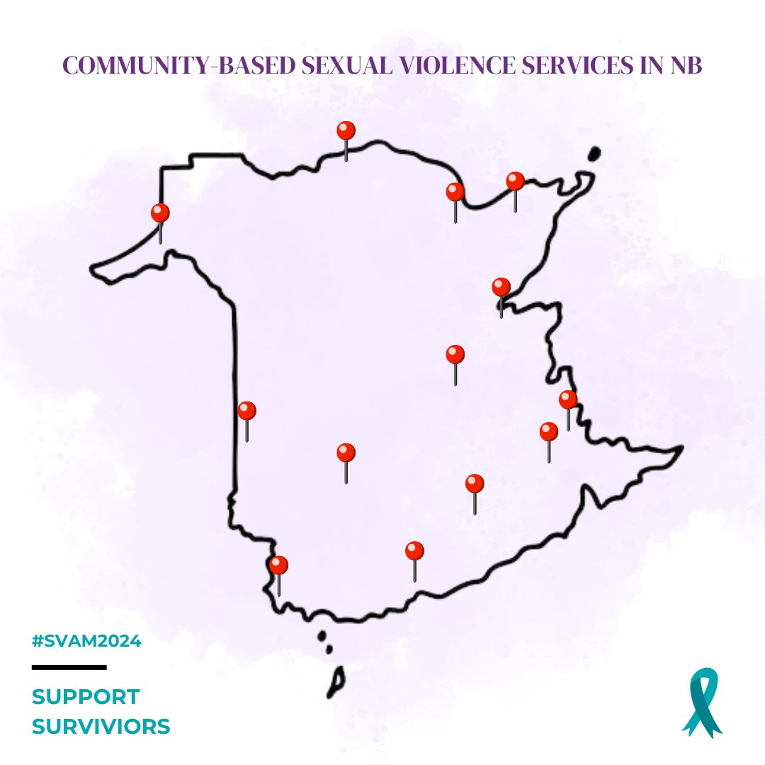 We work with agencies across NB to address sexual violence, leveraging local expertise to implement effective strategies, awareness & provide vital support services for survivors. Improving access to care for New Brunswickers. #EndSexualViolence #SVAM2024