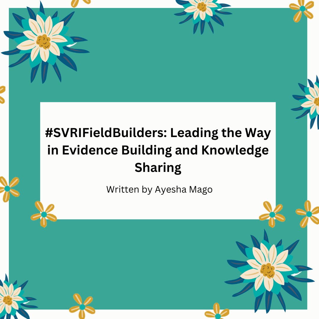 At #SVRI, we're reflecting on a year of progress in evidence building and knowledge sharing. As we gear up for #SVRIForum24, we're highlighting our top-rated webinars podcasts and blogs. Read more about them here: tinyurl.com/mrx3ywhf