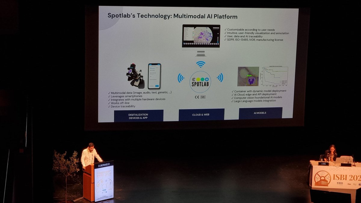 Today we've been at <a href="/IeeeIsbi/">IEEE International Symposium on Biomedical Imaging</a> talking about "AI platform using smartphones for diagnosis and clinical research" 👨‍💻