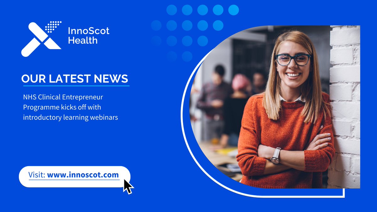 Budding Scottish healthcare innovators are being urged to apply to @NHS_CEP as its new series of preparatory webinars gets underway. Find out more and register to attend 👉 innoscot.com/news/nhs-clini…