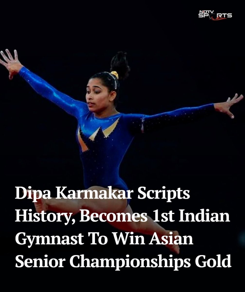 Absolutely awesome 🤩🙌🏻
Congratulations #DipaKarmakar 🙌🏻🙌🏻
Proud moment for India 🇮🇳❤️