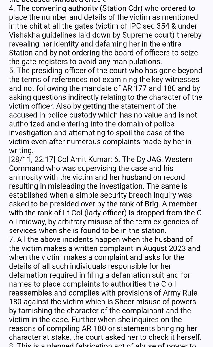 @adgpi @westerncomd_IA Case Crime Against women! FIR registered on three Brigadiers and one Ltcol in HQ 9 Corps! Complaint from @NCWIndia fwd to SSP kangra.
Shame on the Cdrs having no guts to reply. Taking revenge by targeting lady. Kab tak? We will fight this out. All this