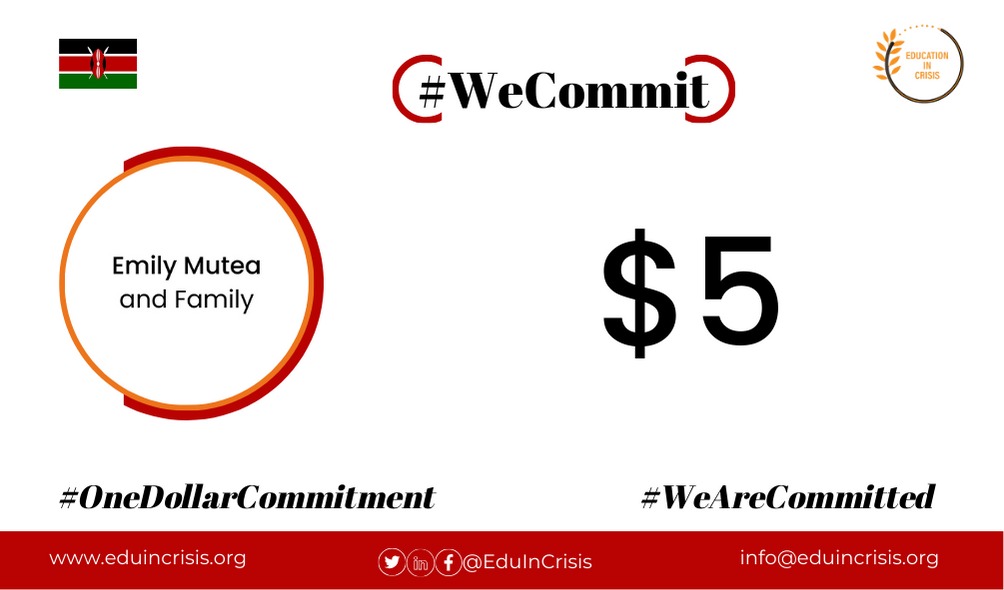 EduInCrisis's tweet photo. #May272024Commitments
#Day41
496 of 999,504 committed
#OneDollarCommitment #IAmCommitted #WeAreCommitted #OneMillionAfricans
Thank you #Emily for your commitments https://t.co/YjDy97DA8G