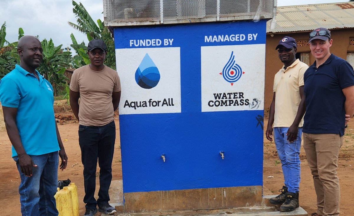 Water Compass (@water_compass) on Twitter photo It was great to host our partners, <a href="/AquaforAll/">Aqua for All</a>, at the solar-powered water system we built with their support in Mirambi, Uganda. Only through #collaboration and #partnership will we come close to achieving #SDG6. It was great to host our partners, <a href="/AquaforAll/">Aqua for All</a>, at the solar-powered water system we built with their support in Mirambi, Uganda. Only through #collaboration and #partnership will we come close to achieving #SDG6.