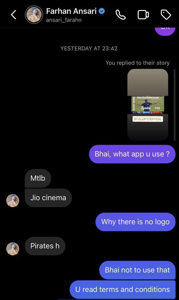 Kavin_m_1999's tweet photo. #SpotZyadaWinZyada @tvsmotorcompany contest by your brand #tvsjupyter. Selecting a winner who violated rules by taking screenshots from third party app. 

Is this real contest?????? 

Please check and investigate again!
@tvsmotorcompany 

#msdhoni #dhoni #brandrepresentative https://t.co/BJi8lSxZ3u