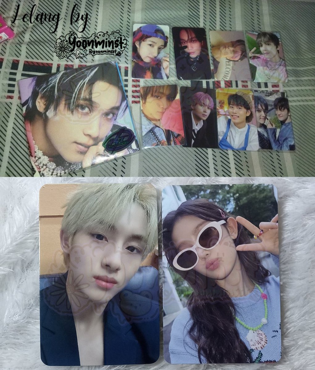 yoonminsst's tweet photo. help rt❣
LELANG PC BY YOONMINST BATCH 186-188 🌠

yang nyari pc photocard pola album murah underprice sini ikut lelang yuk! ada
NCT
WAYV
SVT
SKZ
ENHYPEN
TREASURE
NEWJEANS
ITZY

Lelang di adain weekend minggu ini, tanggal 31 Mei-2 Juni
yuk yuk join GO lelang nya

t. wts aab tds https://t.co/9xlHU6enhG