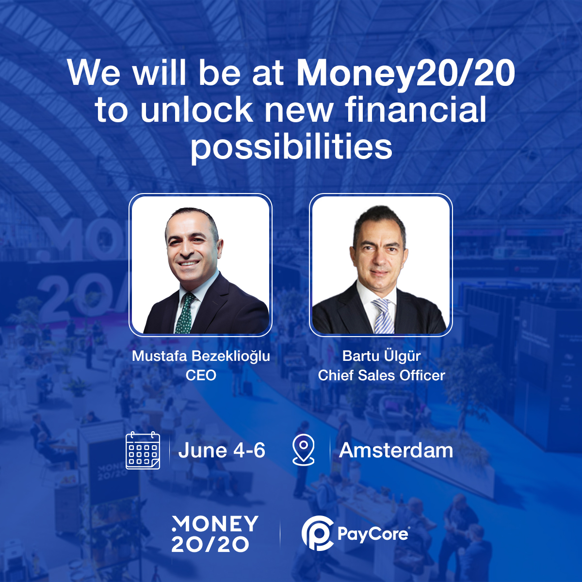 PaycoreGroup's tweet image. We will be at Money20/20 Europe from June 4-6 to discuss industry innovations and establish new partnerships!

Feel free to connect with us through the Money20/20 Connect 2024 application for new collaborations.

#PayCore #Money2020