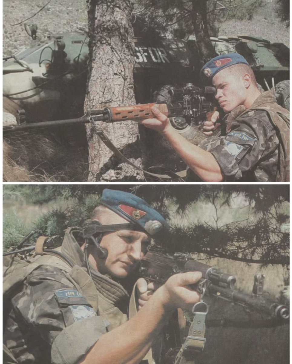 Ukrainian paratroopers as part of SFOR