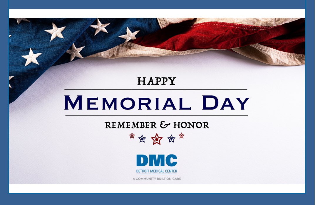 DMC_Radiology's tweet photo. Happy Memorial Day! #MemorialDay2024 https://t.co/gZrthqHLcT