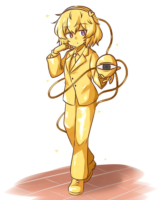 Skebご依頼で描きました ゴールデンさとり 