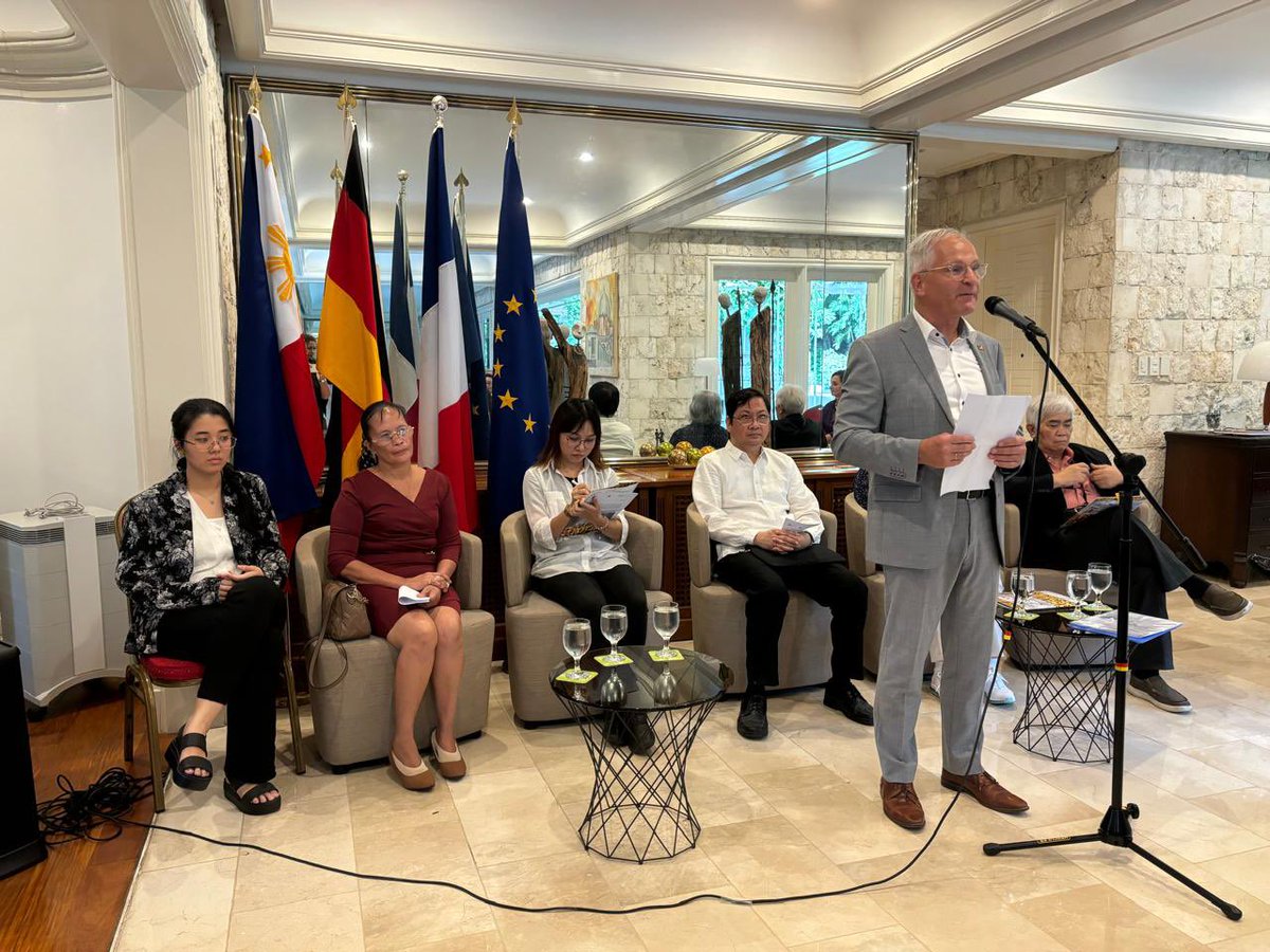 germanyinphl's tweet photo. 2nd 🇩🇪🇫🇷 human rights gathering on enforced disappearances in the🇵🇭. Very inspiring discussion in cooperation with „Families of Victims of Involuntary Disappearances“ (FIND), NGOs and members of the diplomatic community. 
#humanrights
#germanyinphl
#franceinPH https://t.co/UgvD55tlju