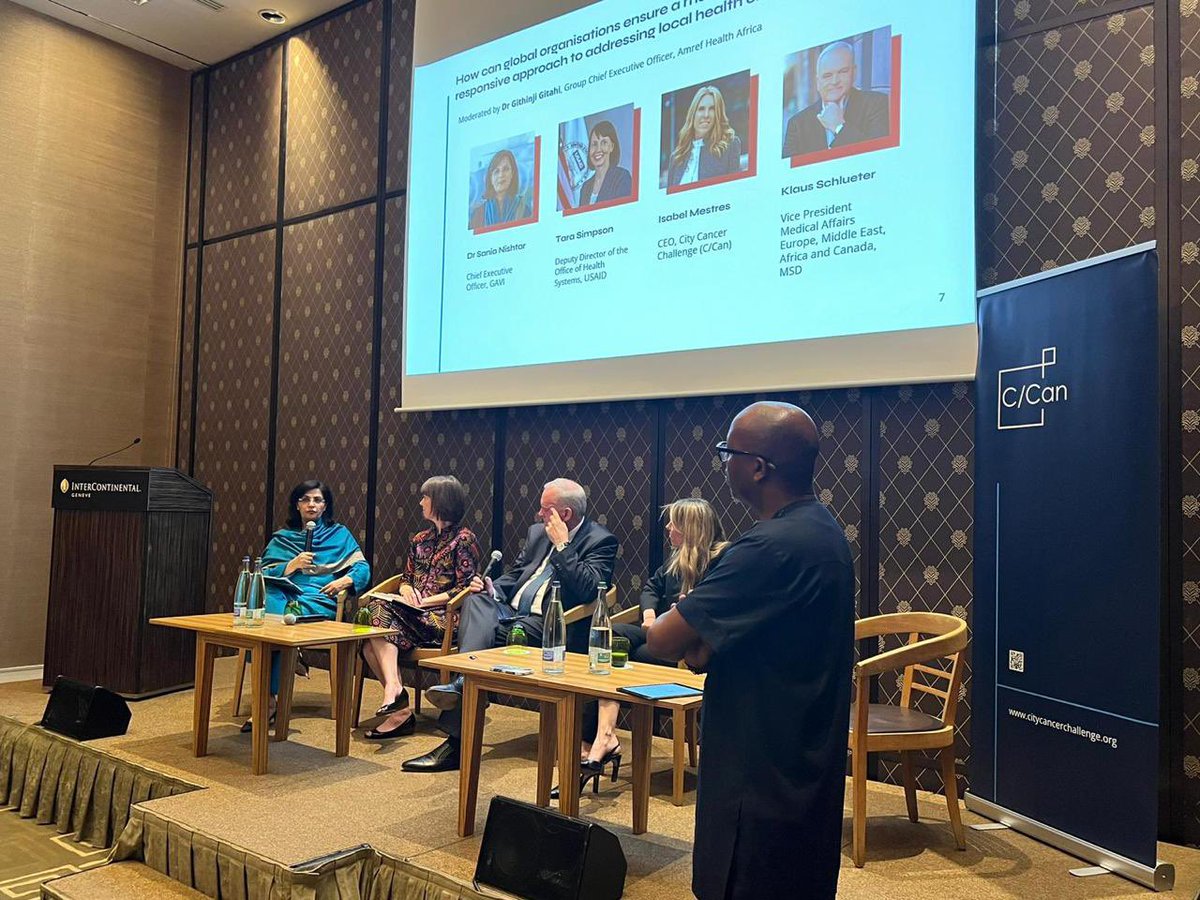 .@Gavi is committed to adapting its model to better meet the needs of countries and ensure a more inclusive and responsive approach to local health challenges. Pleasure to join a #WHA77 panel discussion alongside @Amref_Worldwide's Dr @daktari1, @USAID's Tara Simpson, @CCan_org's