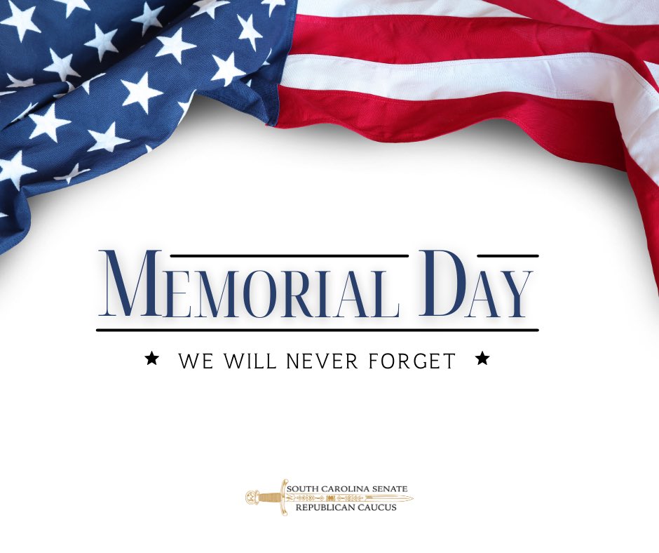 On this Memorial Day, we pause to remember the men and women who made the ultimate sacrifice to secure the freedoms we enjoy today. 

We will never forget. 

#MemorialDay