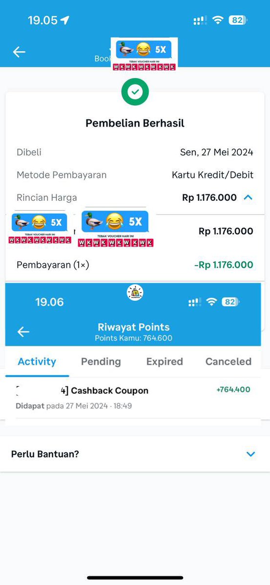 Alhamdulillah, masih kebagian yg 65% df Mau begal yg 75 takutnya ke softbanned klo nyoba terus Mana nih Tiketdotcom???? jangan jualan tiket konser mulu lah 😬