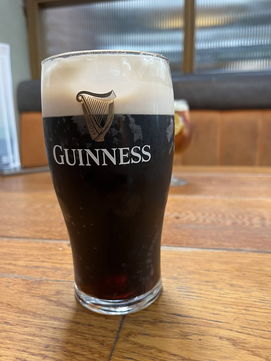 Hoping it tastes at least as good at the @GuinnessIreland factory tomorrow!👌🏻Time for trip across the Irish Sea ✈️☘️ and the joy of marrying two more of my friends in Ballymena later in the week 🤵‍♂️👰‍♀️. My first Church of Ireland experience too - am very excited! 🙏🏻⛪️