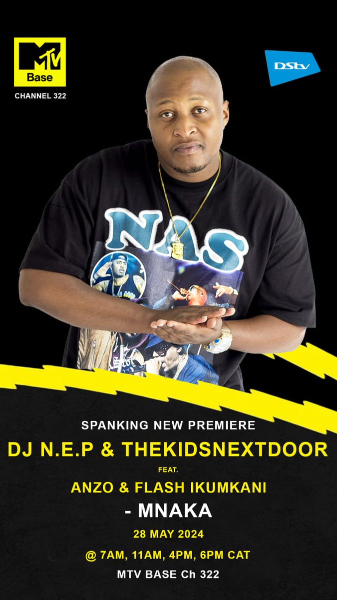 CATCH THE EXCLUSIVE SPANKING NEW OF #MNAKA MUSIC VIDEO TOMORROW ON <a href="/MTVBaseSouth/">MTV Base South</a> CHANNEL 322 📺  <a href="/Producedbyknd/">UNLOCK THE NKWARI OUT NOW 💿</a> @Anzo_Islwane
<a href="/Flash_Ikumkani/">Utshintsho</a>

TUNE IN....🔥🔥🔥🔥🔥🔥🔥🔥🔥