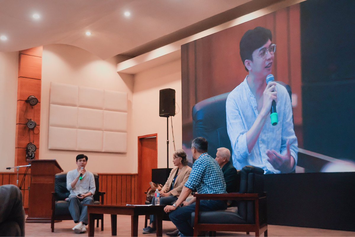 museumfdnph's tweet photo. He said, "It's a mindset that we have to change and we have to renew our ties with the water. Historically, historical geography, food geography, and history - we have to rediscover all of this to understand and appreciate." https://t.co/gtKZ6q5H6a