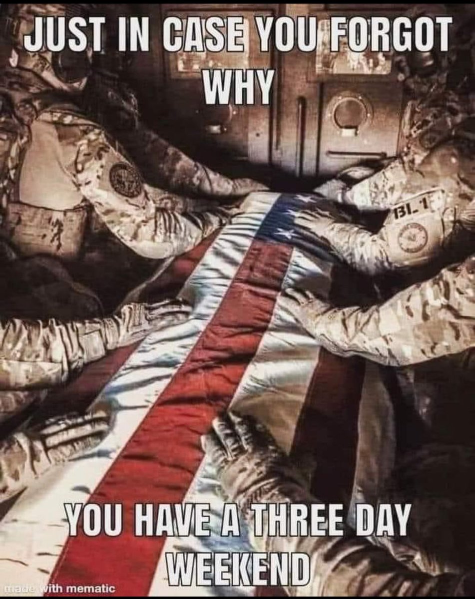 With a heavy heart today I remember my brothers and sisters in arms who paid the ultimate sacrifice for our freedom. Freedom is not free! #RLTW