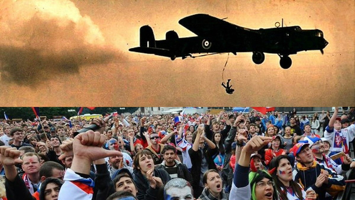 Kdo neskáče není Čech ... :)