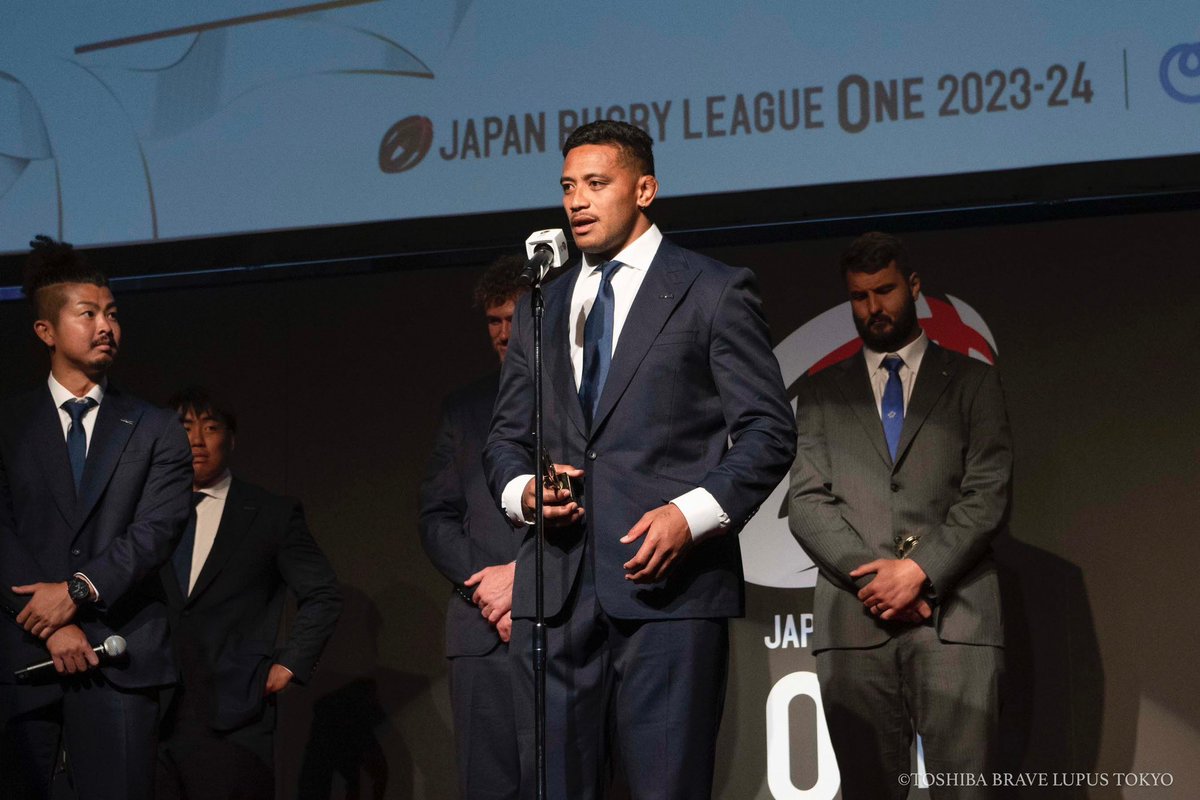 —Best Fifteen—

FL
SHANNON FRIZELL
TOSHIBA BRAVE LUPUS TOKYO

NTT JAPAN RUGBY LEAGUE ONE 2023-24
AWARDS

#東芝ブレイブルーパス東京 #bravelupus
#ラグビー #猛勇狼士 #rugby #japanrugby
#リーグワン