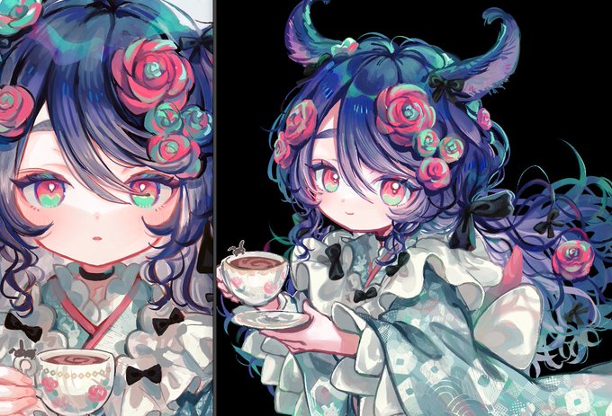 「saucer tea」 illustration images(Latest)