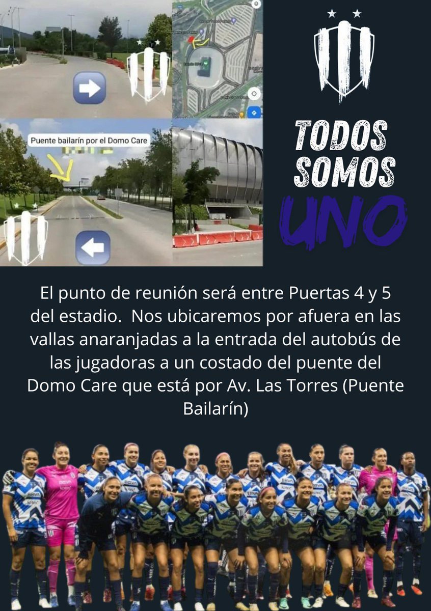 4everRayadas's tweet photo. A TODA LA AFICIÓN; SE LES INVITA AL RECIBIMIENTO DE NUESTRAS RAYADAS PREVIO A LA GRAN FINAL. 🚨💙¡VAMOS LAS RAYADAS! 💙🗣️

Ayúdenos compartiendo y dando RT, por favor 🙏🏻 https://t.co/tSkkakVj3q