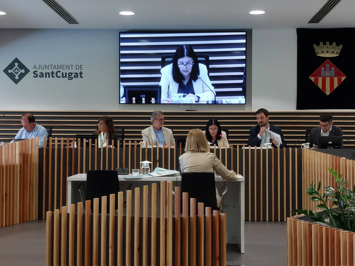 Estem presents com a Customer Counsel de <a href="/Sorea/">Sorea</a> a la presentació de l'informe anual 2023 de la #Síndica de #SantCugatdelVallès, l'Helena López, al ple de l'Ajuntament