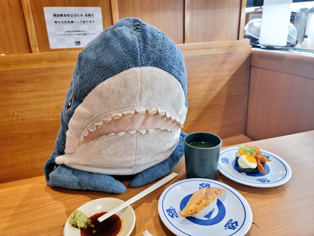 IKEAのサメ用アカ@ワタザメ tweet media