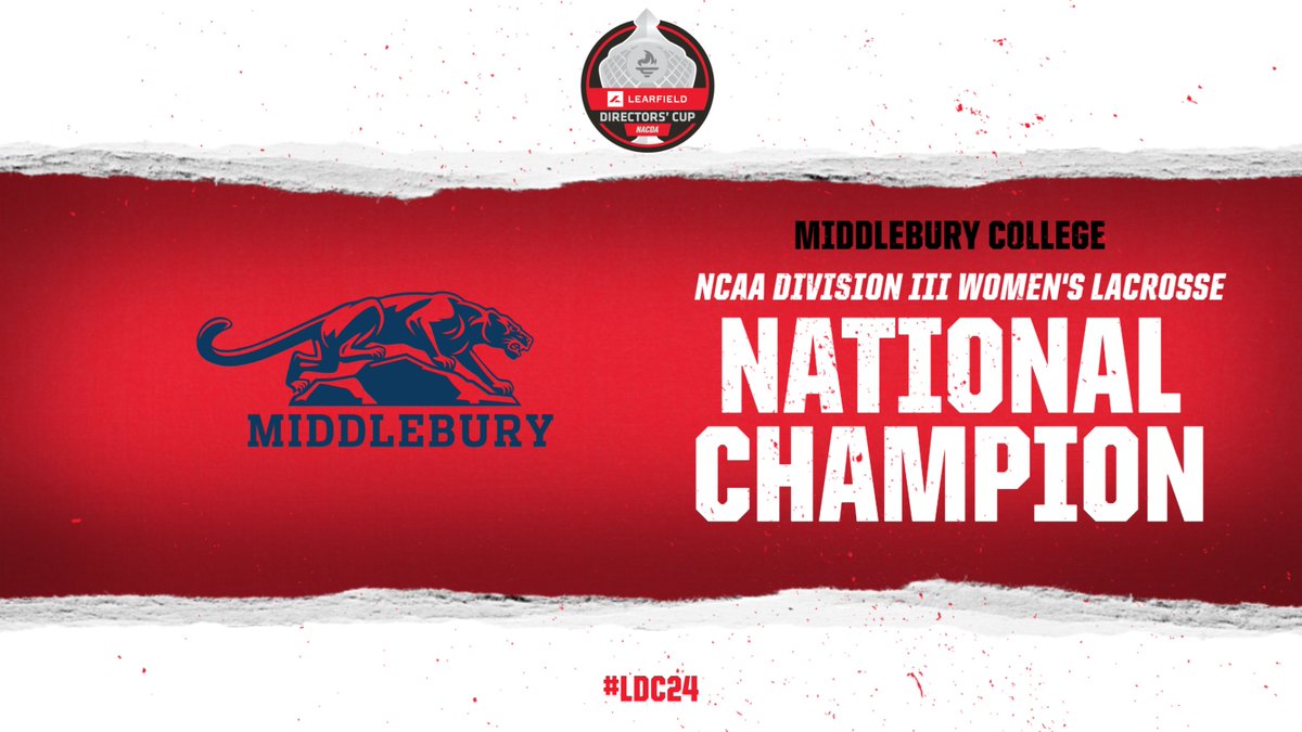 Congrats to @MiddAthletics for earning their third-straight women's lacrosse national title! #LDC24