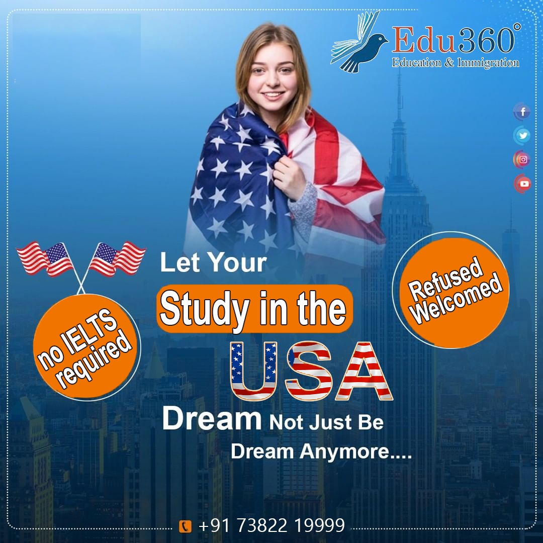 Transform dreams into reality! Study in the USA with confidence. Let refusals fuel your determination, turning them into welcomed opportunities. Your dream education awaits, where aspirations become achievements. 

#StudyInUSA #Masters #GRE #GMAT #USA #US #IELTS #StudyAbroad