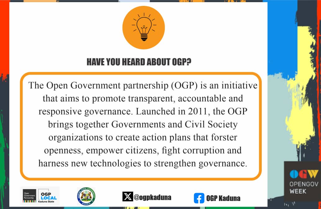 OGP Kaduna Strengthening Social Protection Systems tweet media