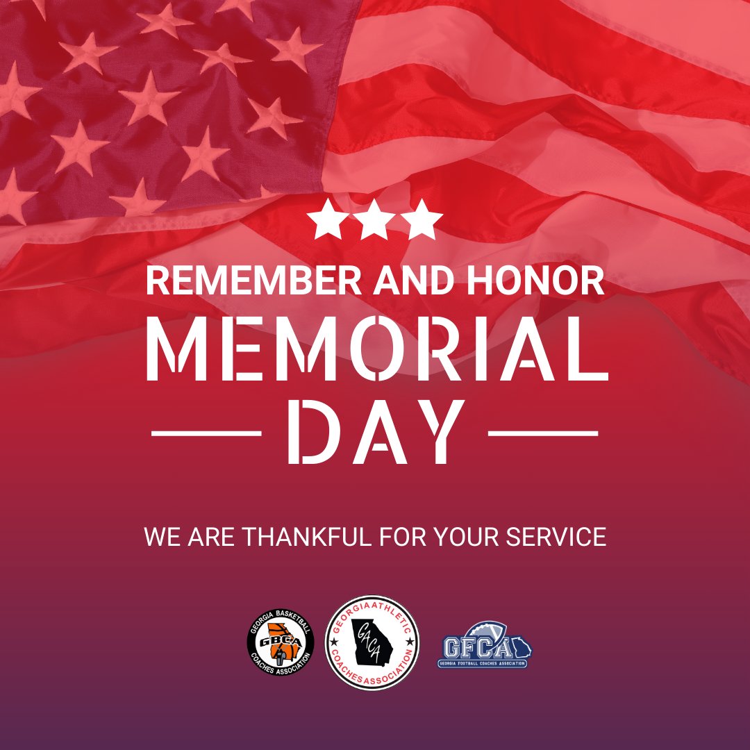 🇺🇸 Memorial Day - A Time to Honor and Remember 🇺🇸

Today, we remember and honor the brave souls who gave their lives for our country. Their sacrifices have protected our freedoms and shaped our nation. We are forever grateful. 

#MemorialDay #HonorAndRemember #GACA #GBCA #GFCA