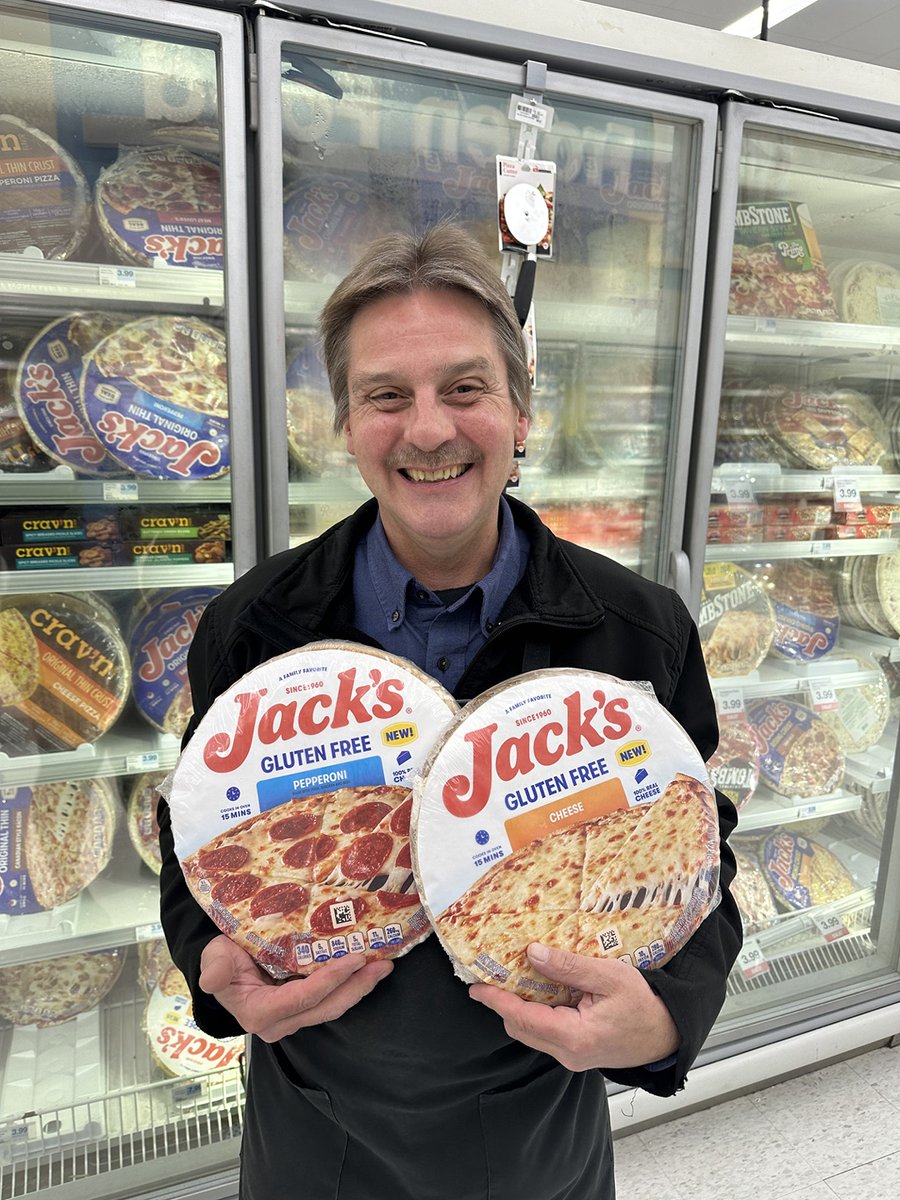 Andy is back with another pick of the week! Calling 📞 all gluten free peeps! We now carry Jack’s gluten free 🍕 pizza! Available in pepperoni or cheese. #indianolahyvee