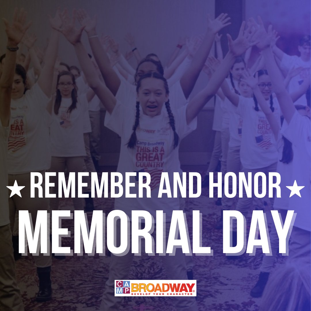 Honoring our Military Famililes and those who have made the ultimate sacrifice.
.
#campbroadway #honoringmilitaryfamilies