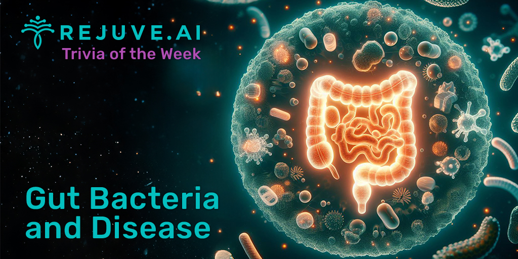 🎉 This Week's Trivia Question: ❓Which neurodegenerative condition is potentially influenced by substances synthesized by gut bacteria? 📅 Starts today at 10 AM UTC, May 27th, and ends at 10 AM UTC, May 28th. Answer in the poll. t.me/rejuvecommunit… Good luck to all!🍀