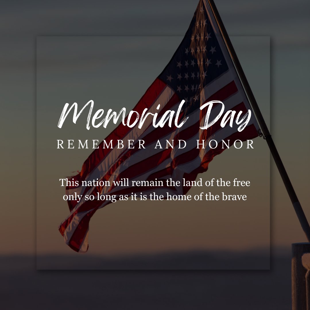 We are the home of the free because of the brave. 

We join together with the 1000's of Class of 2024 high school graduates enlisting in our Armed Forces, their families, and the many other community supporters of Our Community Salutes, to remember our fallen this #MemorialDay